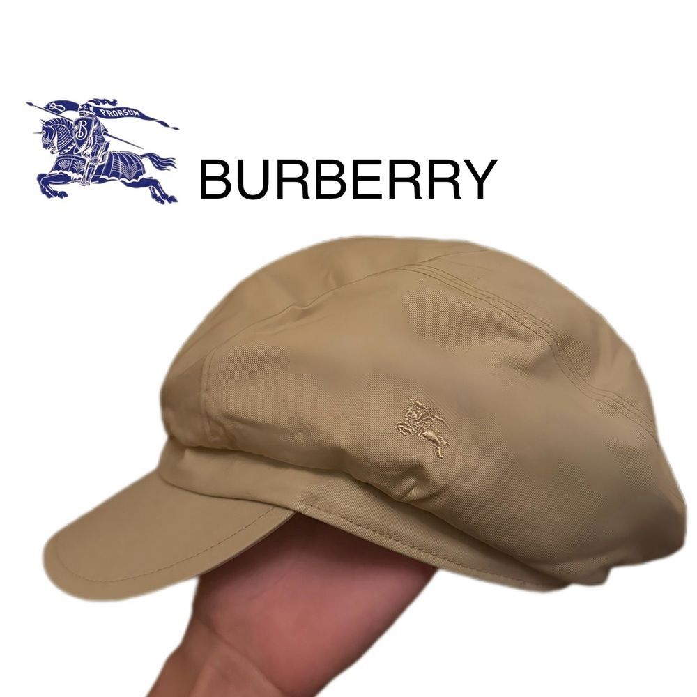 BURBERRY VINTAGE FLAT CAP - Picture 1 of 15